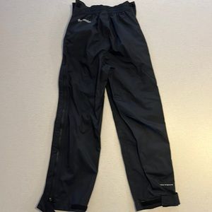 Columbia kids zip off rain pants - size small